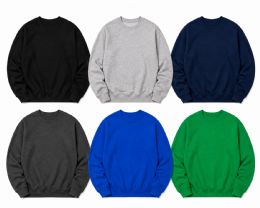 Youth Cotton Crew Neck Sweat Shirt Assorted Colors Size Small