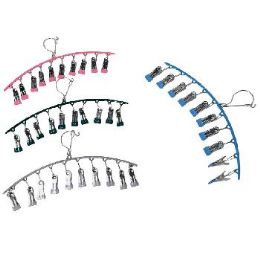 24 Pieces Sock-Drying Hanger with 10 Clips - Clothes Pins