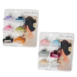 36 Pieces Claw Clip 6-Piece 1.5" - Hair Accessories