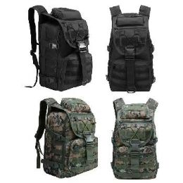 6 of Tactical Backpack 19"x12"x10" with Front Flap