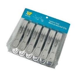 24 of 6-Piece 5" Large Metal Clips