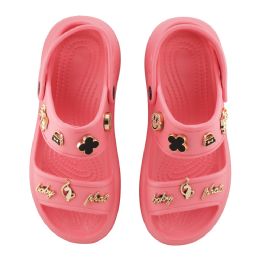 Wholesale Footwear Woman's Double Strap Slingback Platform Sandal Pink