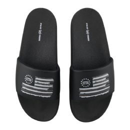 Wholesale Footwear Little Boy's 1776 Flag Slide (11-3)