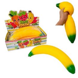 6 Pieces 14" Super Jumbo Flour-Filled Squishy Banana Toy 478g - Slime & Squishees