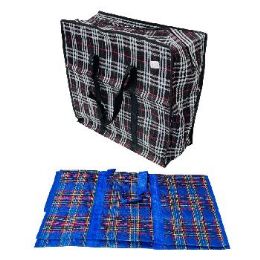 24 of Large Plaid Travel Moving Storage Bag
