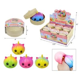 12 Pieces 9cm Unicorn Squeezy Dumplings - Slime & Squishees