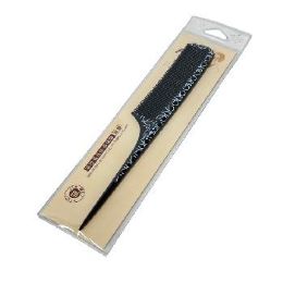 72 Pieces 9-inch Printed Fine Tooth RaT-Tailed Comb - Hair Brushes & Combs