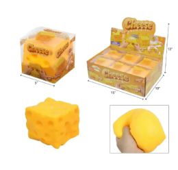 6 Pieces 5" Jumbo Squshy Cheese - Slime & Squishees