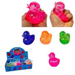12 Pieces 3" Gummy Gel Squish Ducks - Slime & Squishees