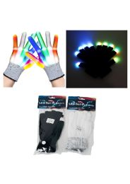 20 of LED Light Up Gloves Youth Size