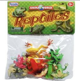 144 of 12pc 2-Inch Plastic Frogs In Pvc Bag W/header