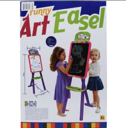 6 of 39-Inch 2 In 1 Chalk & Whiteboard W/ Accss In Color Box