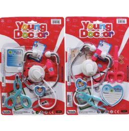 72 of 4-5pc Doctor Play Set On Blister Card, 2 Assrt Styles