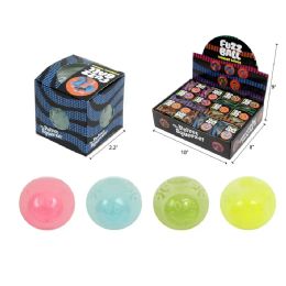 12 Pieces 2" Glow In Dark Squishy Ball - Slime & Squishees