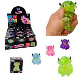 12 Pieces 2.75" Gummy Gel Squish Highland Cows - Slime & Squishees