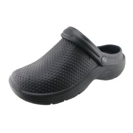 Wholesale Footwear Women's Solid Scrub Clog (6-11) Black