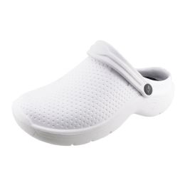 Wholesale Footwear Women's Solid Scrub Clog (6-11) White 
