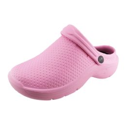Wholesale Footwear Women's Solid Scrub Clog (6-11) Pink