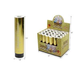 144 Pieces 7.5" Gold Party Popper - Party Accessory Sets