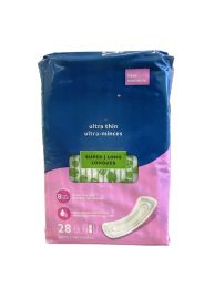 12 Pieces 28-Piece CAREFREE PADS ULTRA THIN SUPER LONG - Feminine Care