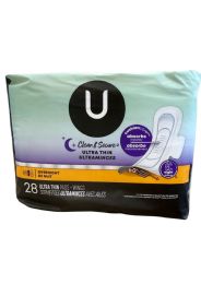 8 Pieces 28-Piece KOTEX PADS SECURITY OVERNIGHT ULTRA THIN WINGS - Feminine Care