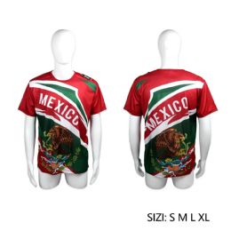 72 Pieces Mexico T-Shirt - Soccer Team Tees
