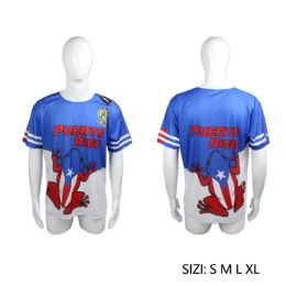 72 Pieces Puerto Rico T-Shirt - Soccer Team Tees