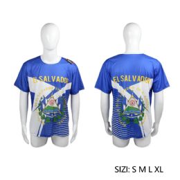 72 Pieces El Salvador T-Shirt - Soccer Team Tees