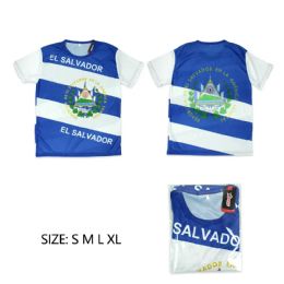72 Pieces El Salvador Sport T-Shirt - Soccer Team Tees
