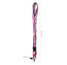 48 Pieces Puerto Rico Lanyard Necklace Keychains - Key Chains