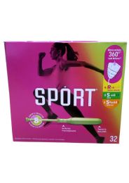 12 Pieces 32-Piece Playtex Tampons Sports 16 Regular 8 Super - Feminine Care
