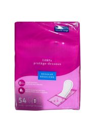 16 Pieces 54-Piece Carefree Liner Reg Wrap Odor Control - Feminine Care
