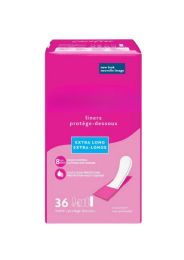 16 Pieces 36-Piece Carefree Liner Xlong Wrap Odor Control - Feminine Care