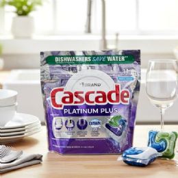 16 Pieces 11-Piece CASCADE PLATINUM PLUS DISHWASHER PODS FRESH SCENT - Cleaning Products