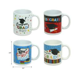 72 Wholesale 3.2-inchx3.8-inch Graduaition Ceramic Mug