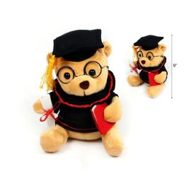 36 Wholesale 11-inch Brown Graduation Bear