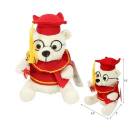 72 Wholesale 8-inch Red GRAUDATION PHD BEAR