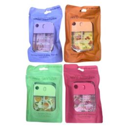 48 Pieces 1.2OZ WISH LIQUID HAND SANITIZER SPRAY WITH BAG - Hand Sanitizer