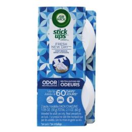 48 Pieces 1.05OZ 2-Piece STICK UPS FRESH NEW DAY - Cleaning Products