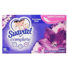 60 Pieces 18-Piece Suavitel Sheets Lavender - Laundry Detergent