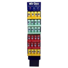 48 Pieces 40-Piece WET ONE HAND WIPES FLOOR DISPLAY - Cleaning Products