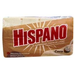 50 Pieces 150gm 2-Piece Hispano Coconut Bar - Laundry Detergent