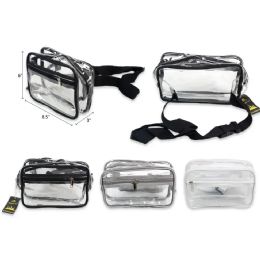 24 of 8.5"x6"x3" Transparent Waist Bag