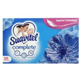 36 Pieces 36-Piece Suavitel Sheets Field Flower - Laundry Detergent