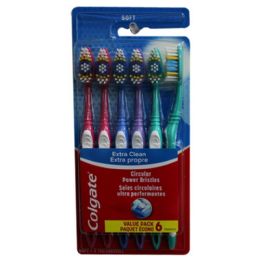 24 Pieces 6-Piece Extra Clean Toothbrush Cs Mu Soft - Toothbrushes and Toothpaste