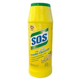 60 Pieces 21OZ SOS POWDER Cleaner with Bleach LEMON - Cleaning Products