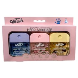 Wholesale Footwear 1.2oz 3-Piece Wish Liquid Hand Sanitizer Spray