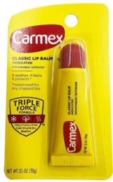 36 Pieces .35oz Carmex Tube Blister - Personal Care Items