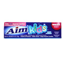48 Pieces 4.4oz Aim Mega Bubble Berry Gel For Kids - Toothbrushes and Toothpaste