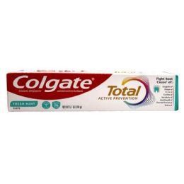 24 Pieces 5.1oz Colgate Total Fresh Mint Stripe Gel - Toothbrushes and Toothpaste